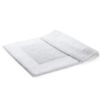 Bademåtte med dobbelt luv Hvid 50 × 75 cm