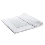Bath mat double pile White 50 × 75 cm