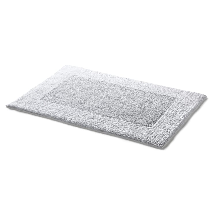 Bath mat double pile, White