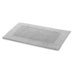 Bath mat double pile Light gray 50 × 75 cm