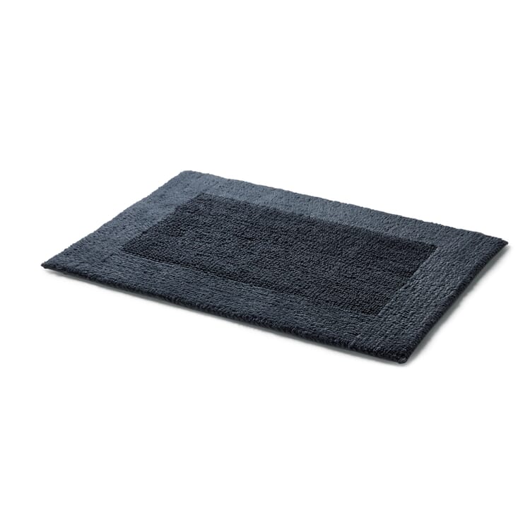 Badematte Doppelflor, Anthrazit