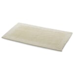 Alfombra de baño doble pelo Natural 60 × 100 cm