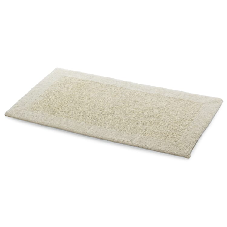 Alfombra de baño doble pelo, Natural