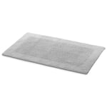 Tapis de bain double velours Gris clair 60 × 100 cm