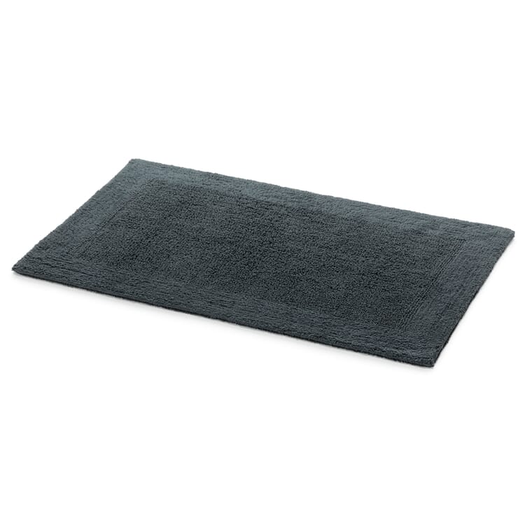 Alfombra de baño doble pelo, Antracita