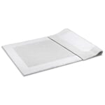 Bath mat double pile White 70 × 130 cm