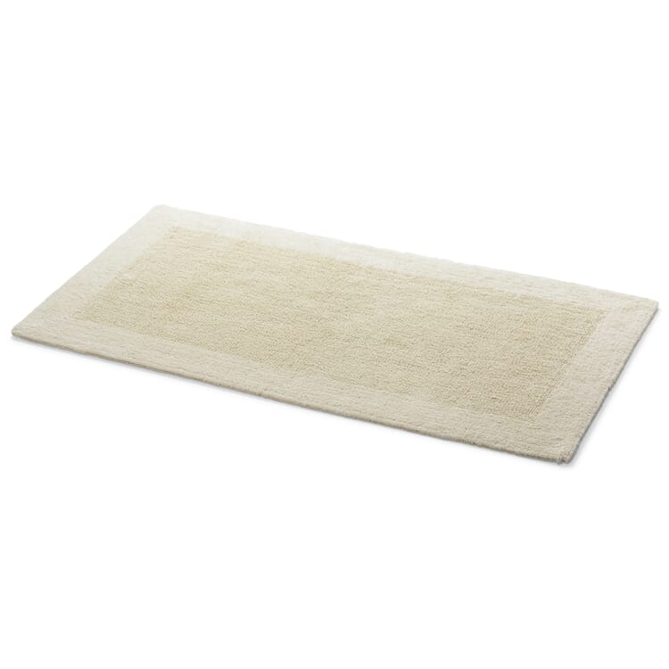 Bath mat double pile, Natural