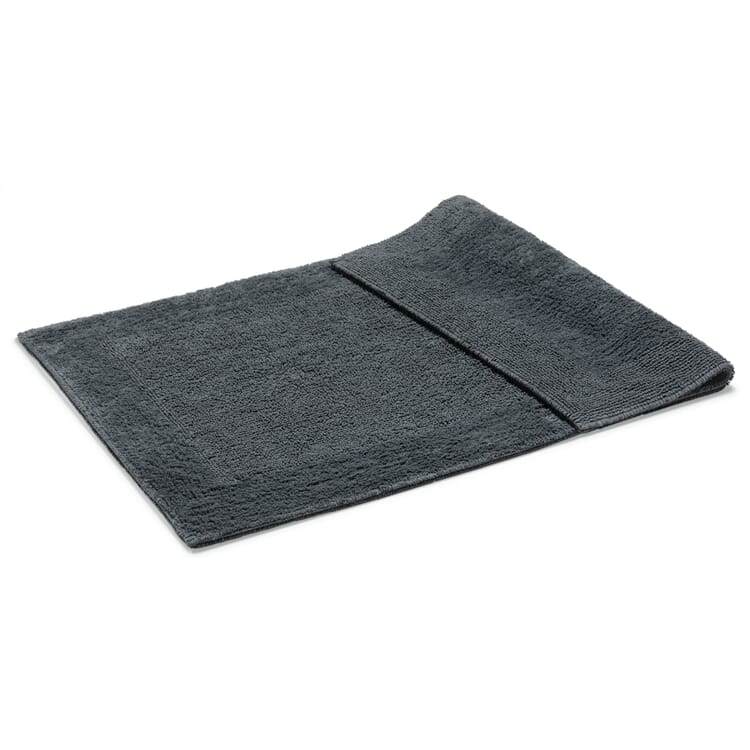 Tappeto da bagno a doppio strato, Antracite