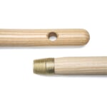 Manche à balai en frêne avec filetage