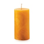 Advent candle beeswax Small Natural