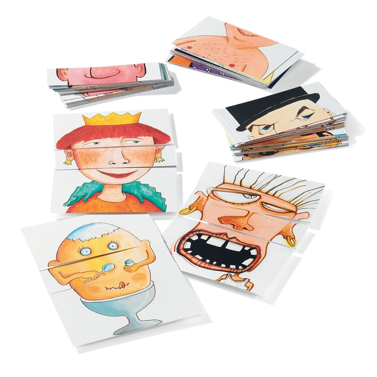 Jeu de pose de visages œil, nez, bouche