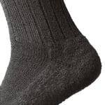 Wool sock with fulling felt sole Anthracite