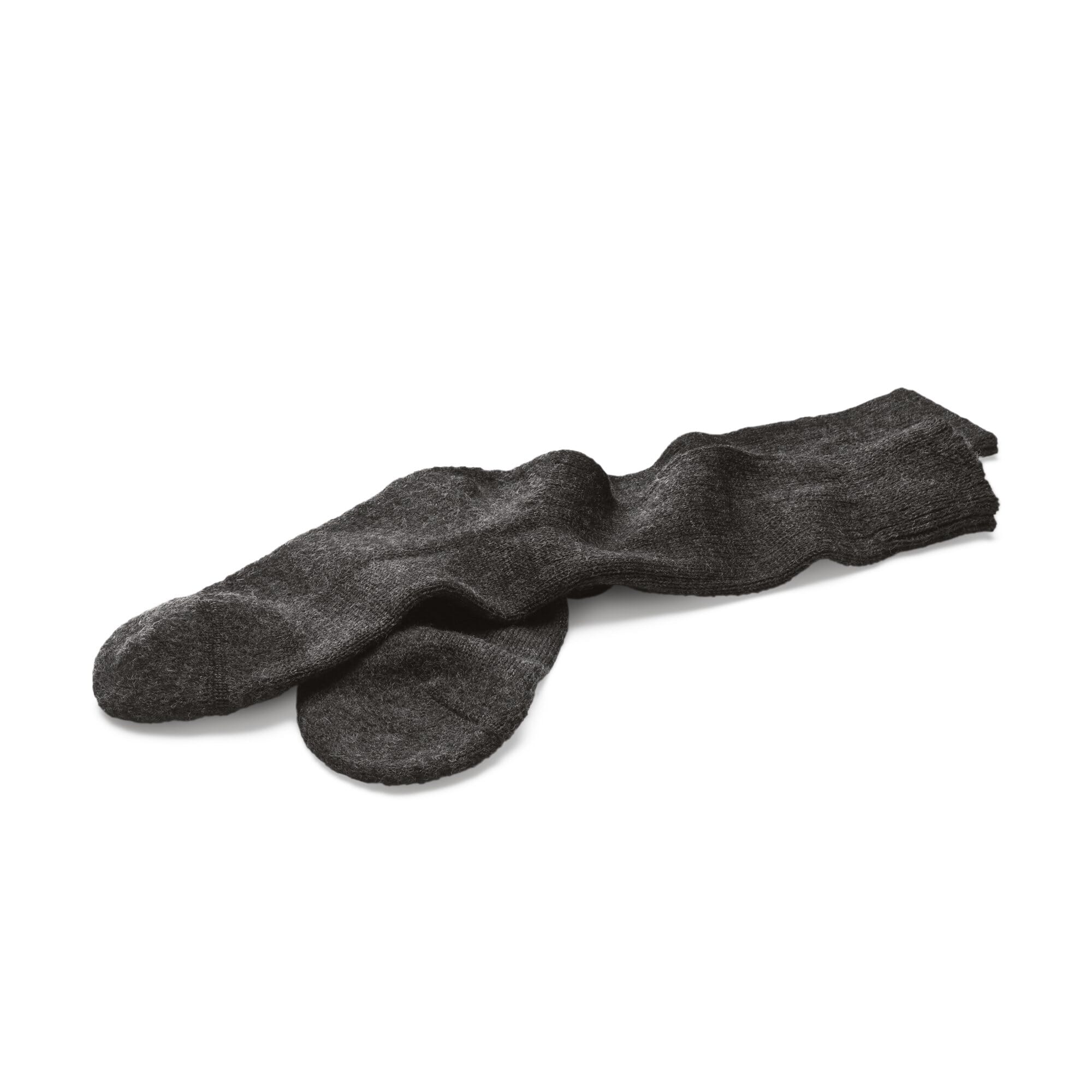 suddenly Give rights Out Woolen Socks with Felt Sole, Anthracite | Manufactum