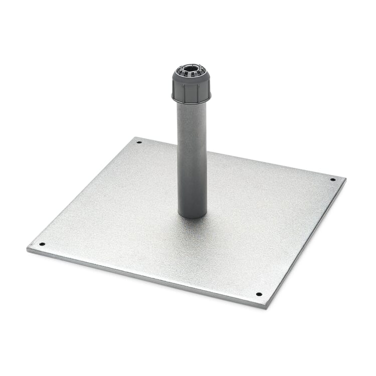 Parasolfod stålplade
