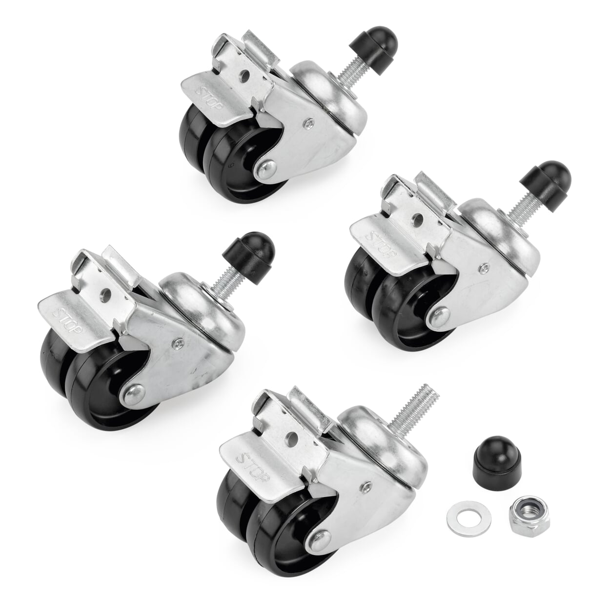 Double Casters For Sun Umbrella Stand Manufactum