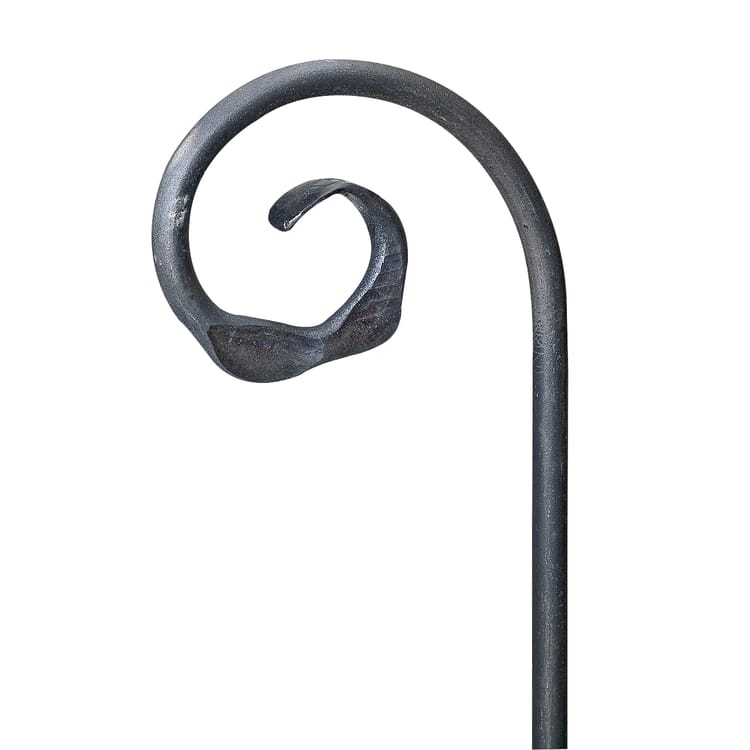 Tige de plante forgée, Volutes