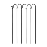 Clôture à emboîter, barreaux en acier 1 m Non traité