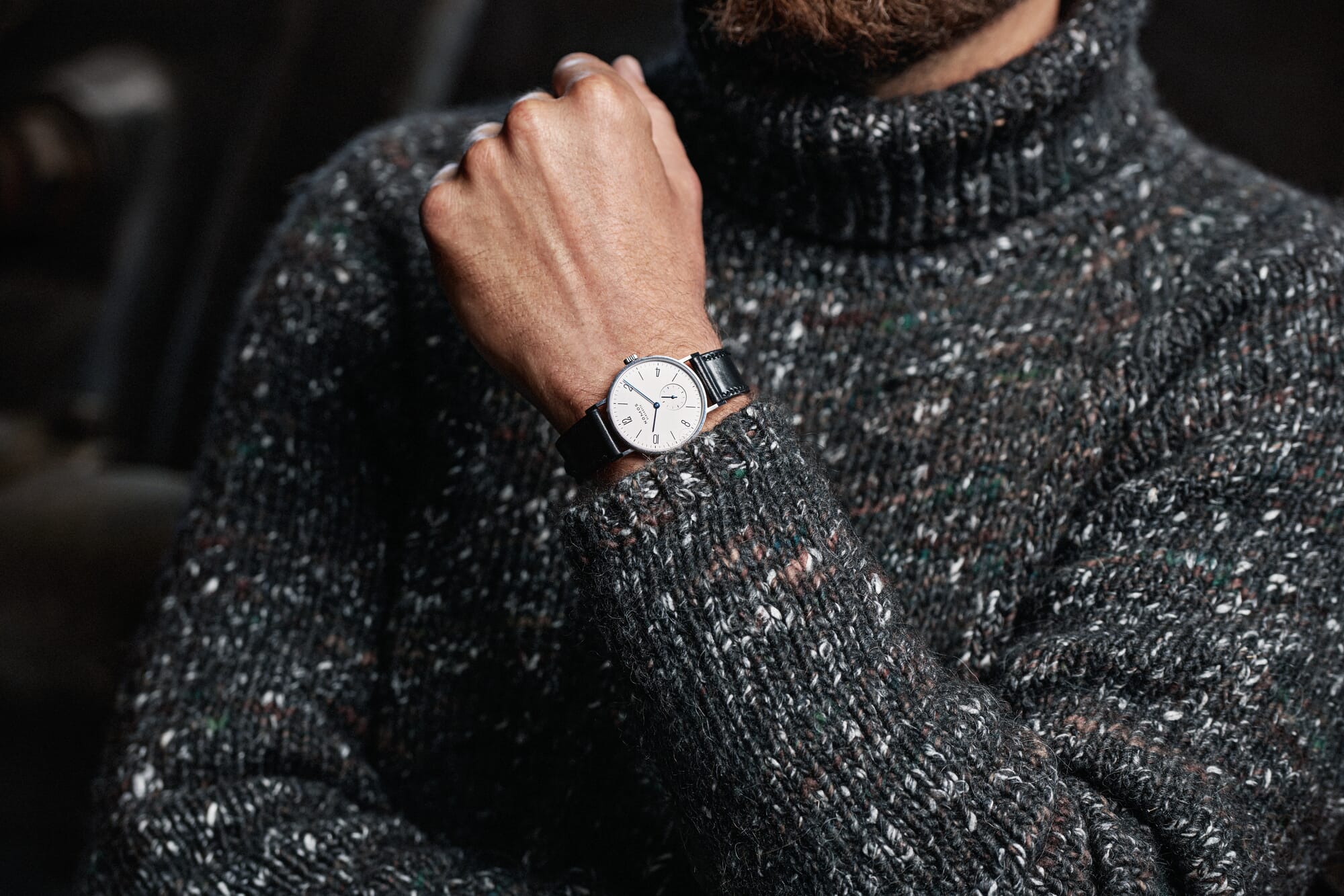 Armbanduhr Tangente Ø 35 mm Handaufzug | Manufactum