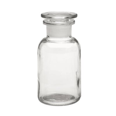 Storage bottle with glass stopper, Capacity 250 ml, Colorless | Manufactum