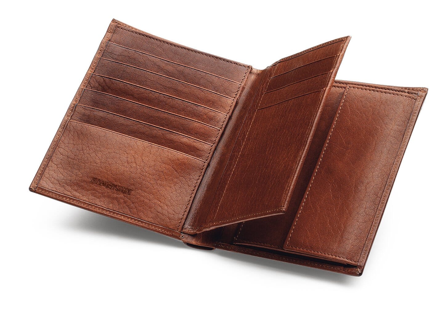 Check and Leather Card Case in Dark Birch Brown - Men | Burberry® Official