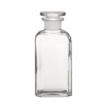 Square bottle glass Vol. 250 ml Colorless