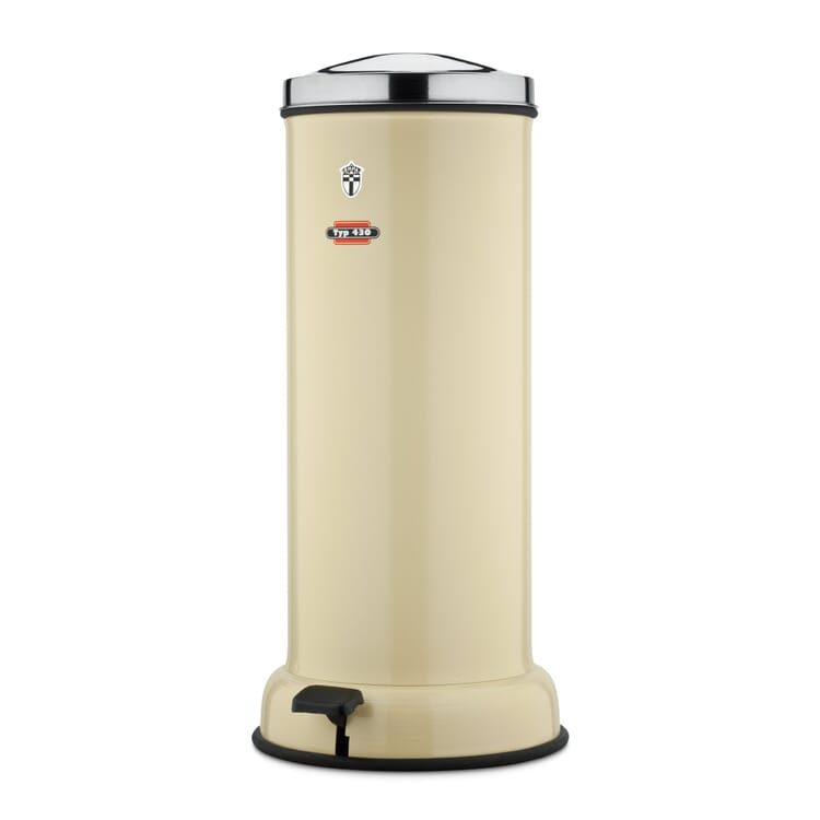 Poubelle à pédale en acier, 20 litres