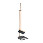 Standing Brush Set: Beechwood and Steel Plate