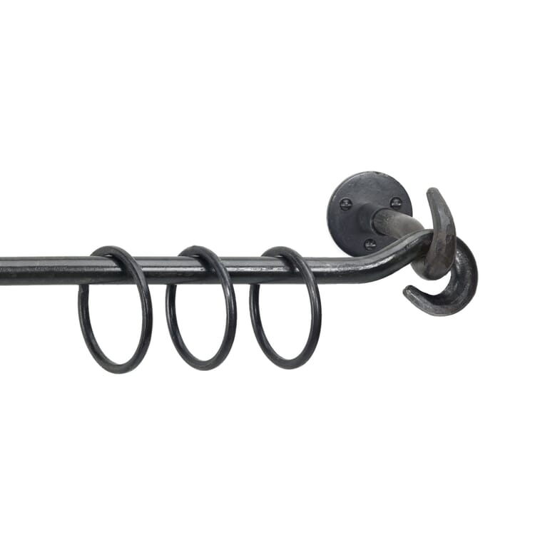 Forged steel curtain fittings, 120 cm