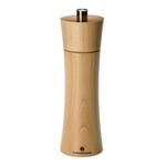 Pepper Grinder Made of Beech Wood with Ceramic Crushing Mill Height 18 cm Natural Varnish