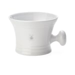 Creuset de rasage en porcelaine Blanc