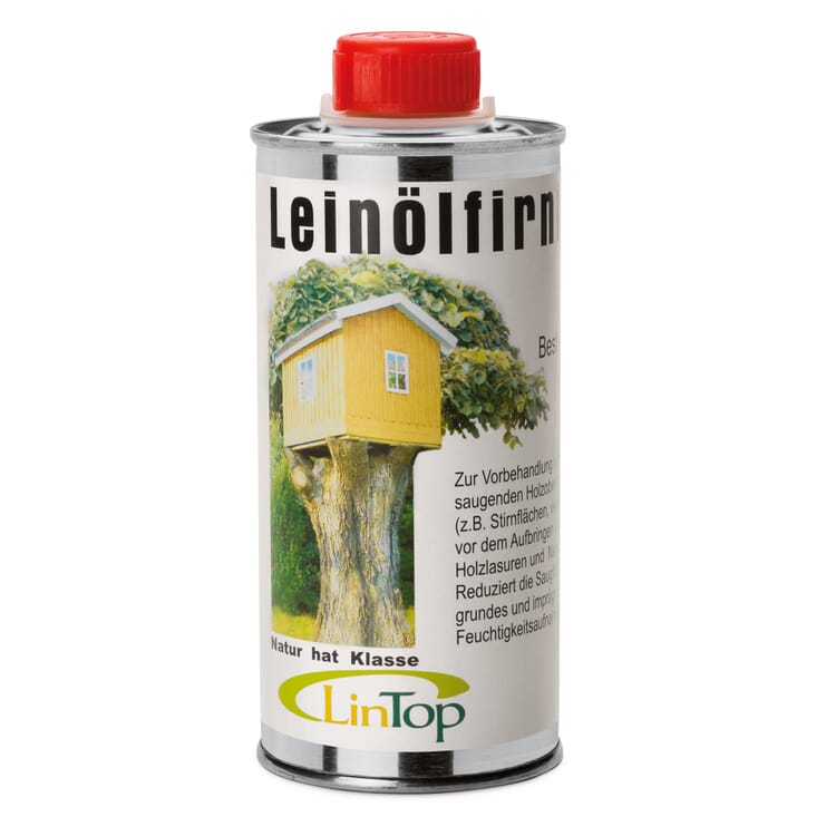 Linseed oil varnish