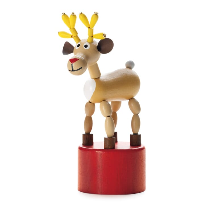 Spinning figure reindeer
