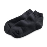 Wool and Silk Slipper Socks Black