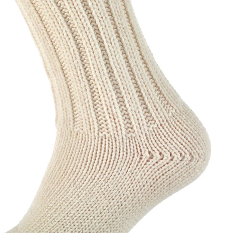 Lamb’s Wool Wellington Socks, Natural