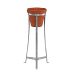 Flower pot stand steel galvanized