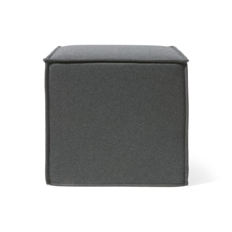 Pouf cubico Kubus, Antracite