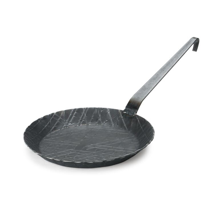 Wrought Iron Frying Pan, Bottom Ø 18 cm
