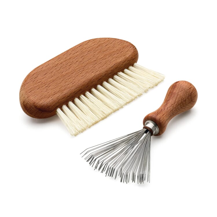 Limpiador de peines y cepillos de madera de haya
