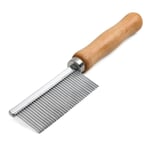 Cleaning comb for brooms and brushes