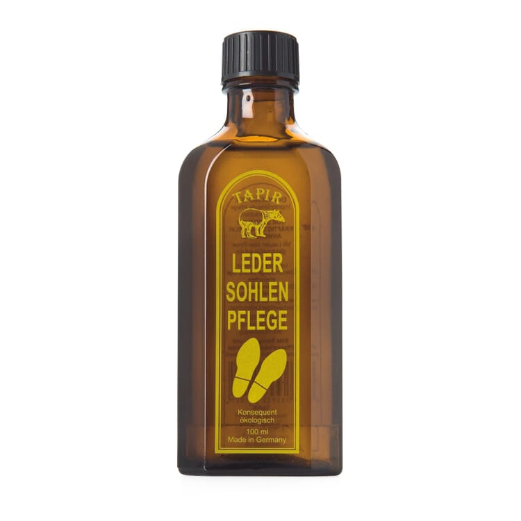 Pleje af sålen i tapirlæder