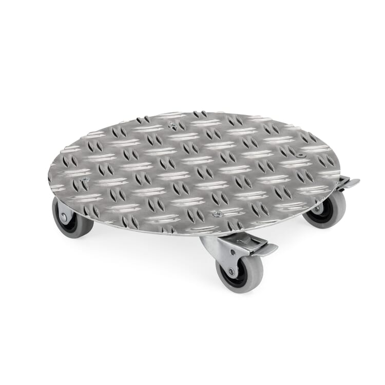 Skovlrulleplade af aluminium