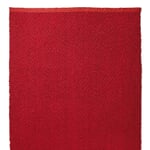 Tapis en coco à chevrons Rouge largeur 200 cm