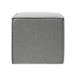 Cube stool cube Light gray