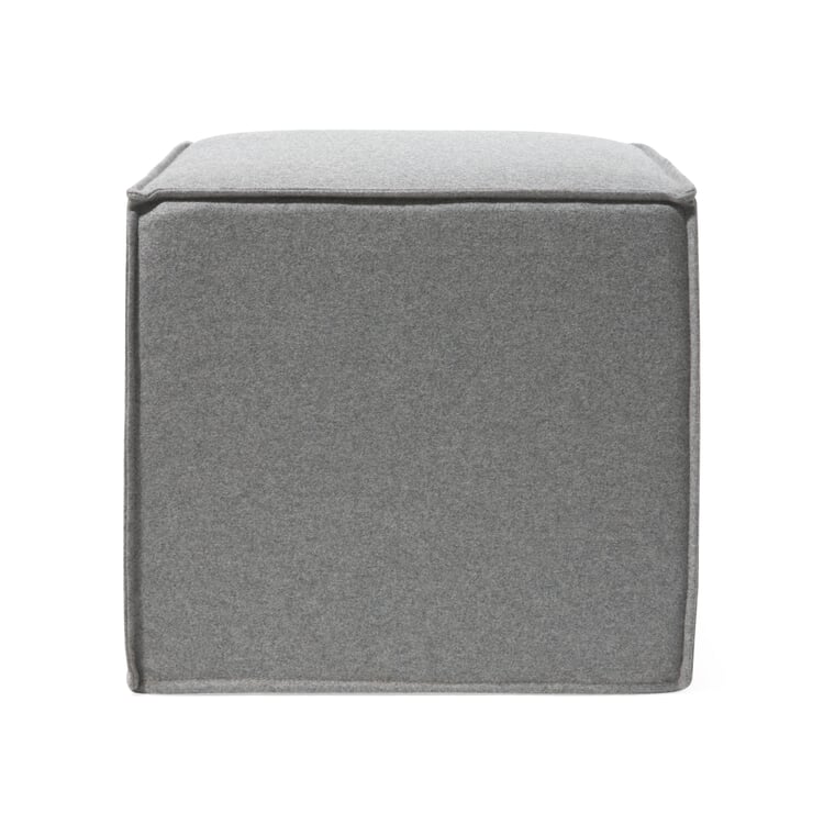 Cube stool cube, Light gray | Manufactum