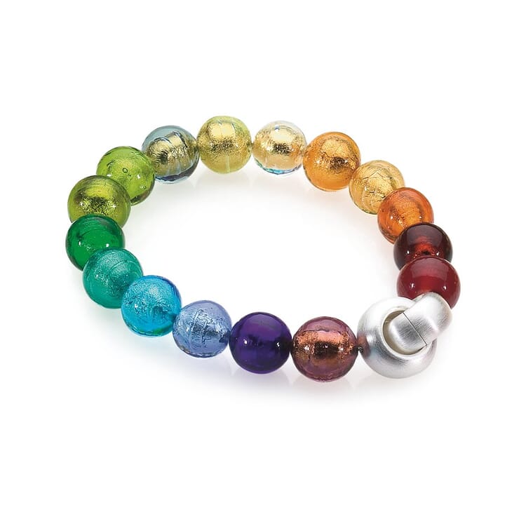 Armband van Murano-glas, Bont