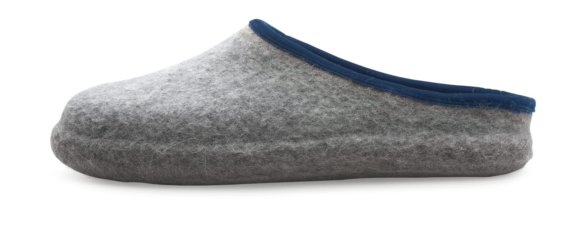 grey felt slippers