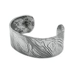 Raw Damascus Steel Bracelet, Wide