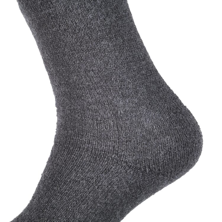 Thick Plush Stockings, Anthracite