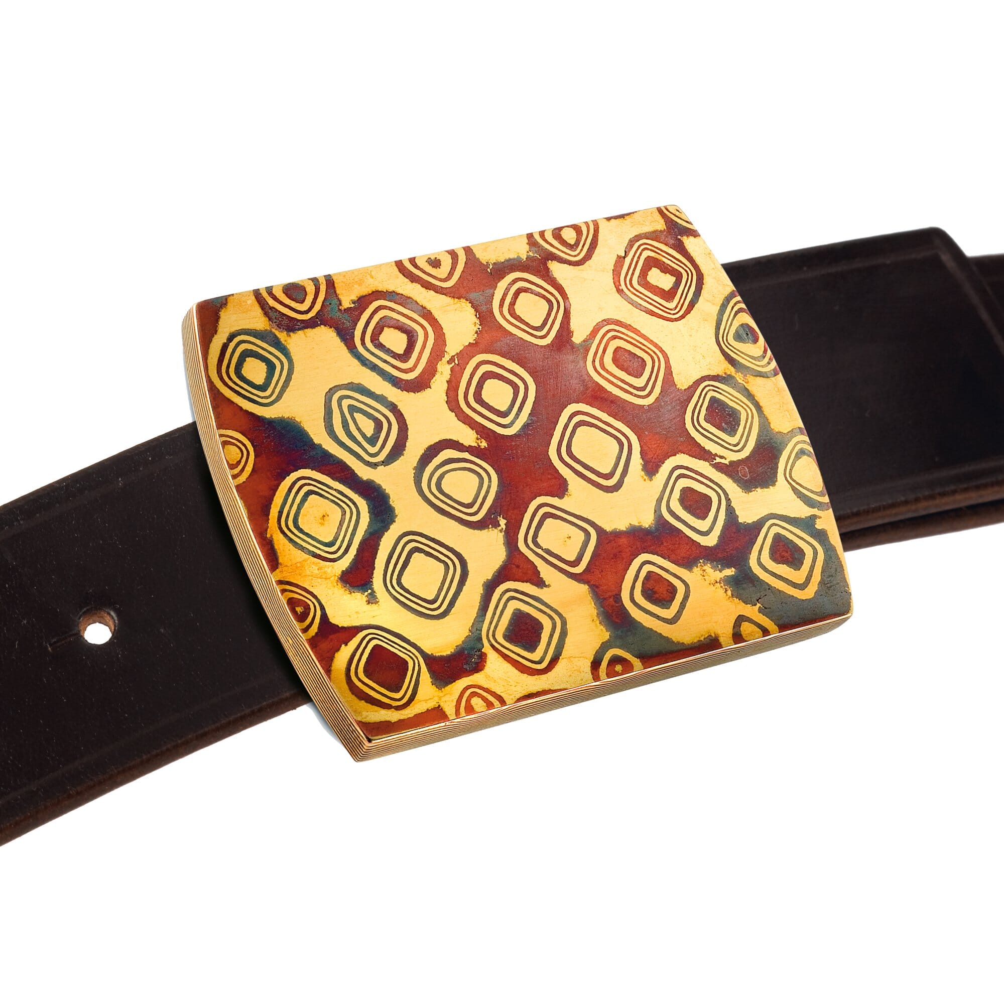 the belt buckle