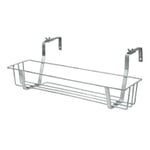 Galvanized steel balcony box basket Large